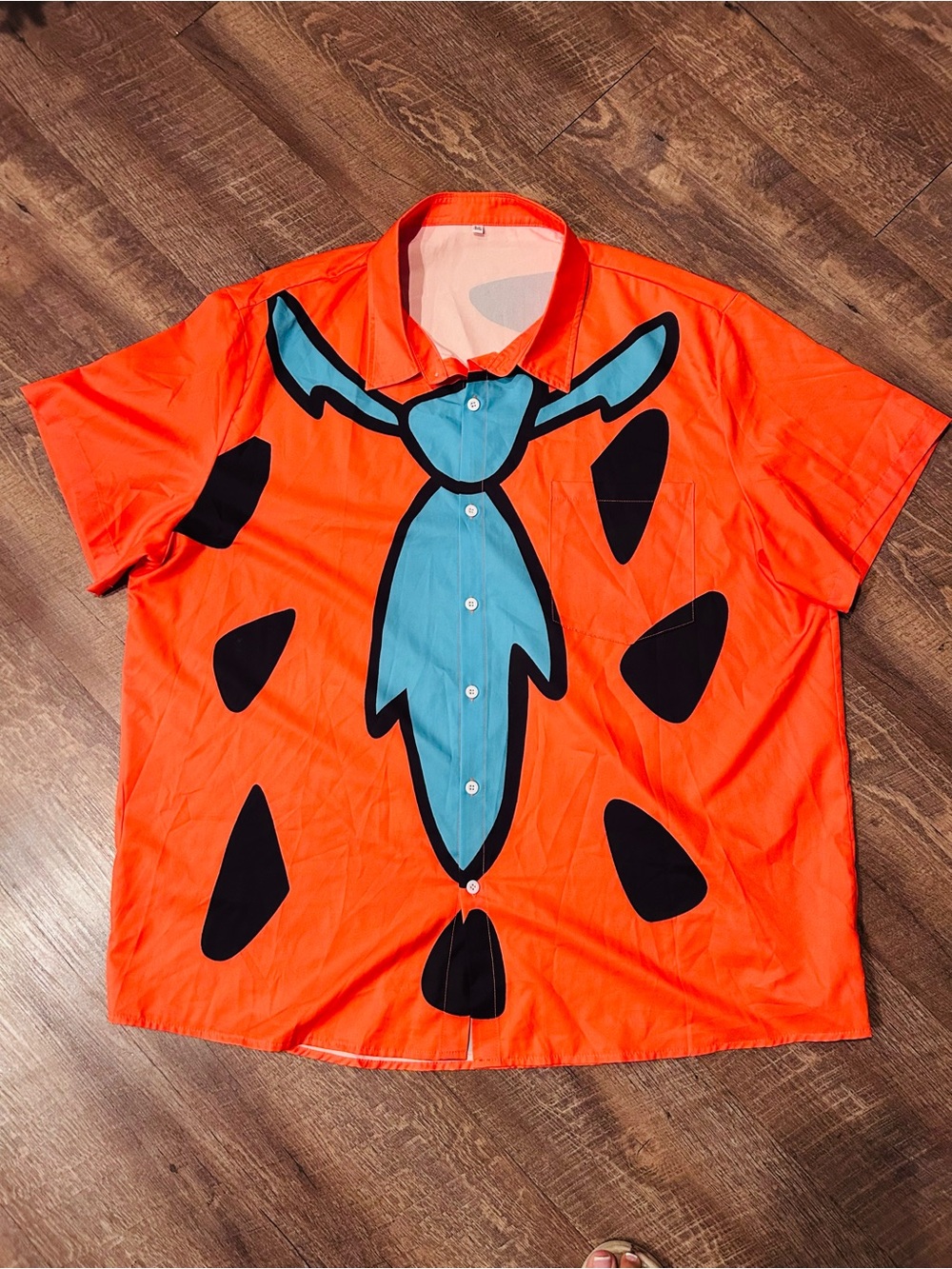 Fred Flintstone costume button-down shirt